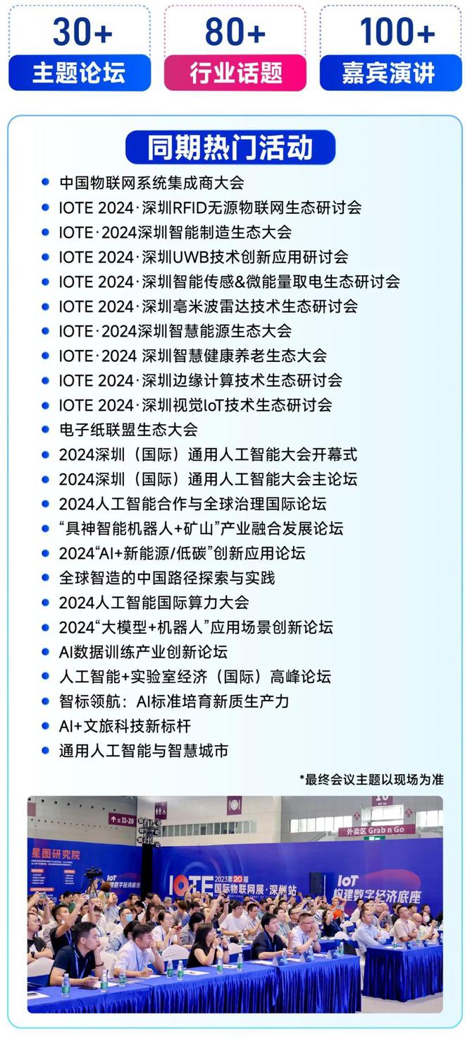 2024年IOTE深圳物联网展全面启动！期待现场与您交流！(图6)